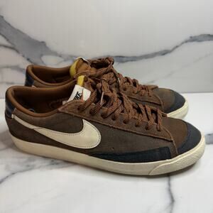 Nike Men Pecan/Sail/Off Noir Colorway Blazer Low '77 Premium Sneakers Sz 12 FLAW